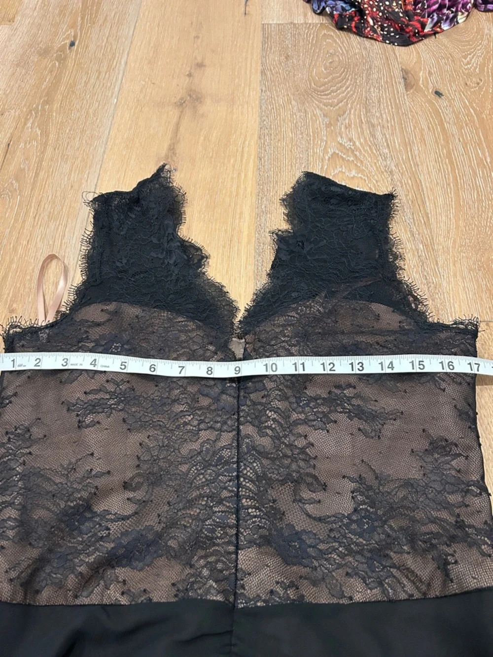 BCBGMaxAzria Black Lace Bodice Evening Gown - Picture 11 of 11